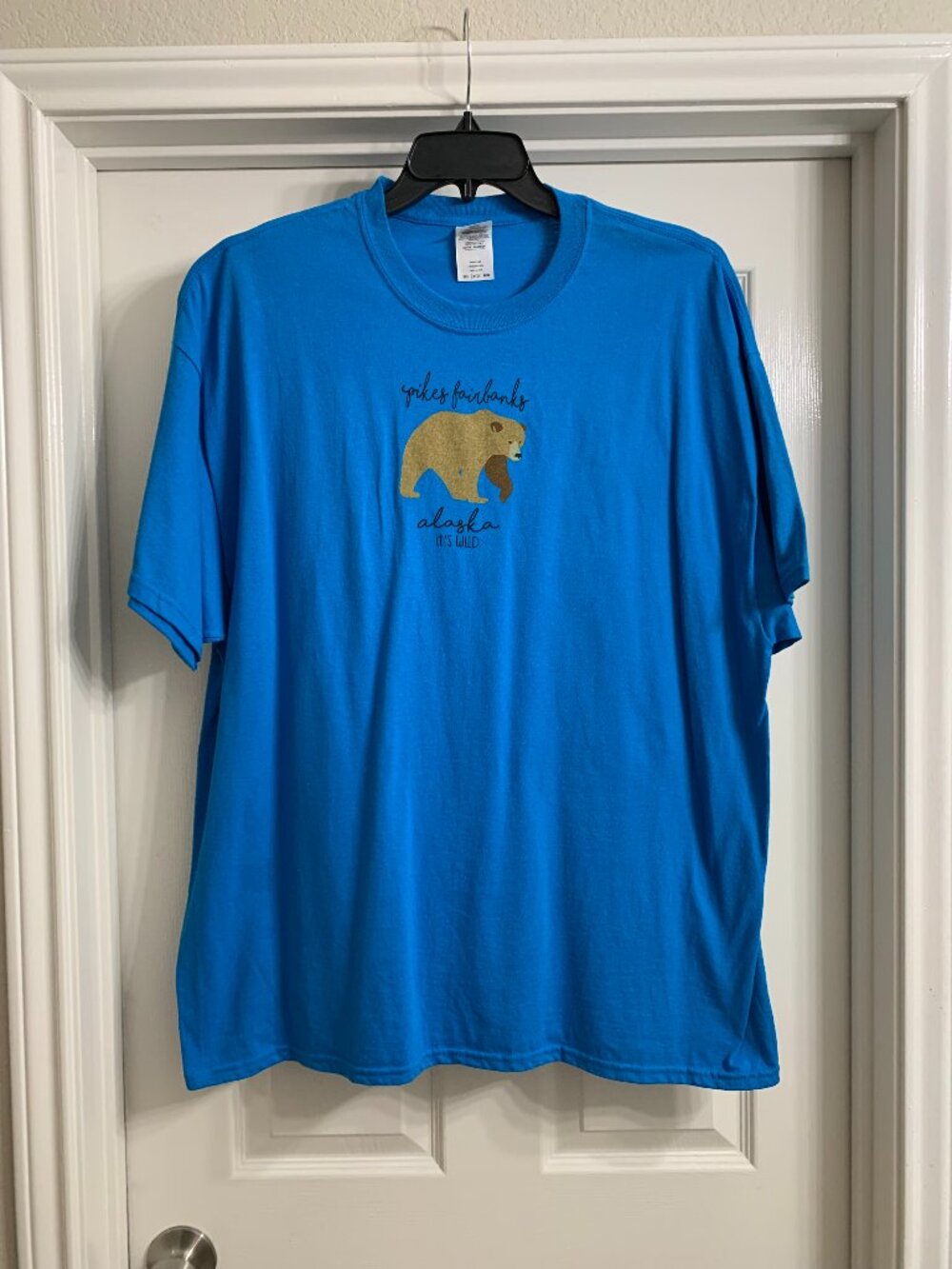 Gildan Brand Men's Fairbanks Alaska T-Shirt, Size 2X